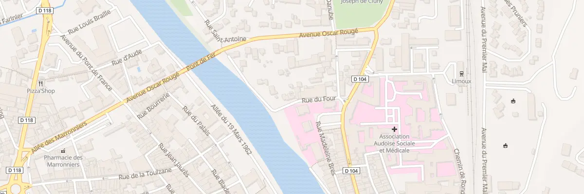Plan du 8 Rue du Four à Limoux