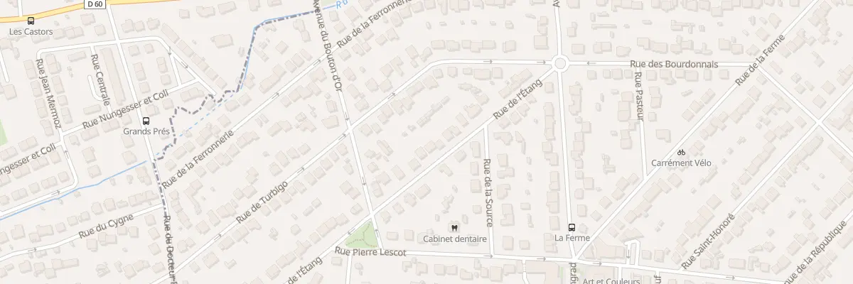 Plan du 14T Rue de l’Etang à Igny