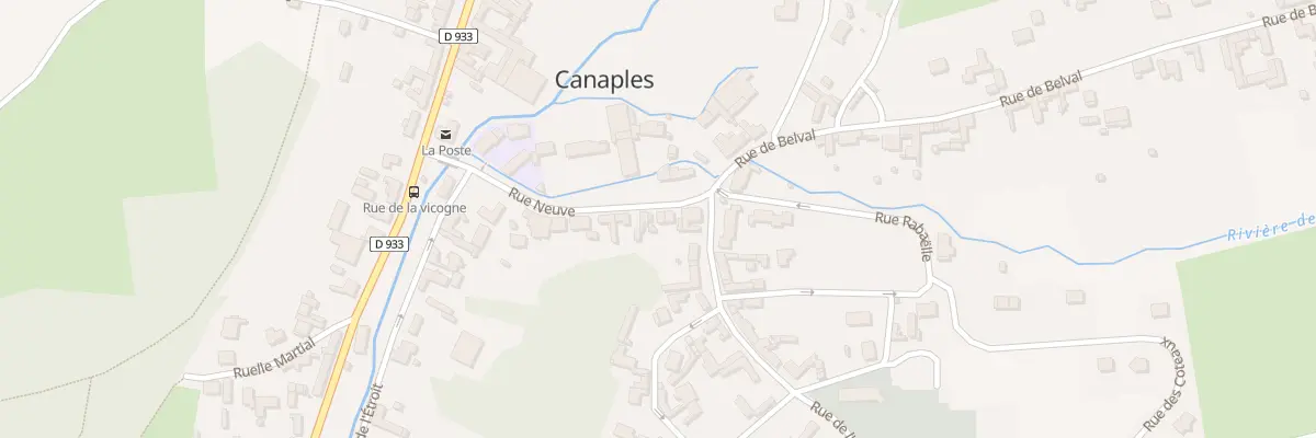 Plan du 174 Rue Neuve à Canaples
