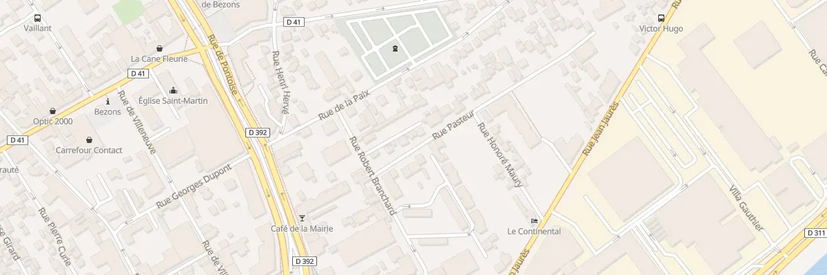 Plan du 60 Rue Pasteur à Bezons