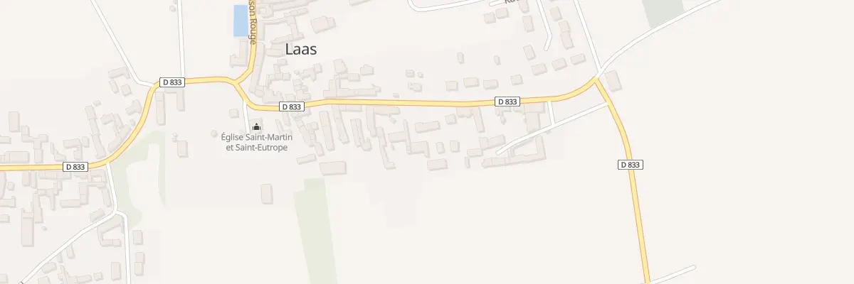 Plan du 22 Rue du Bourg à Laas