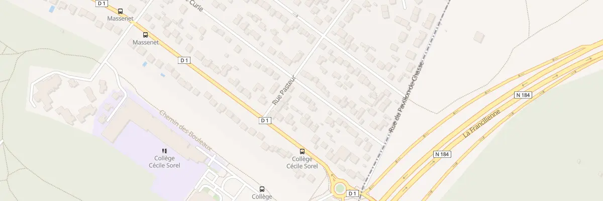 Plan du 50 Rue Pierre et Marie Curie à Mériel