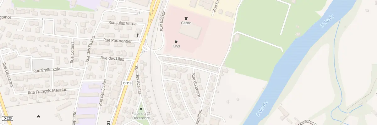 Plan du 40 Rue des Jardins à Limoux