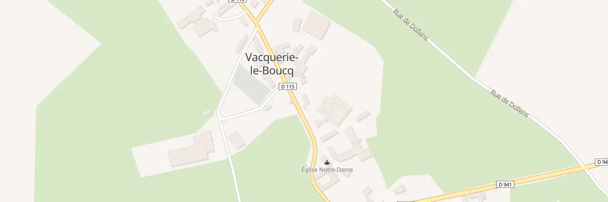 Plan du 7 Rue de Conchy à Vacquerie-le-Boucq