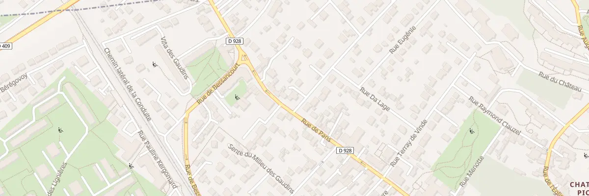 Plan du 282 Rue de Paris à Taverny