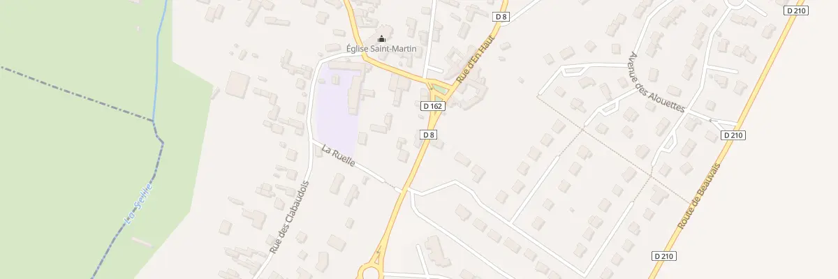 Plan du 8 Rte de Conty à Corbie