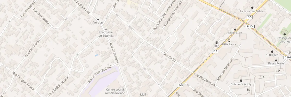 Plan du 36 Rue des Pavillons à Nanterre