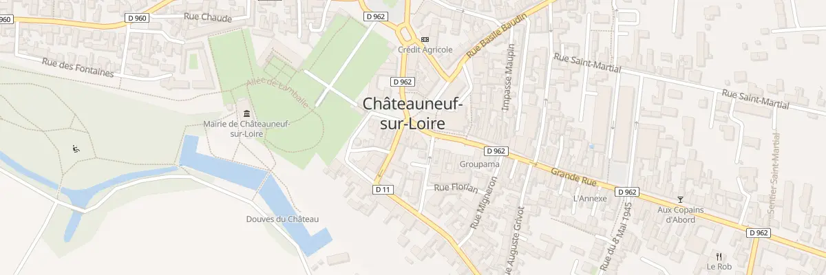 Plan du 1 Rue Gambetta à Châteauneuf-sur-Loire
