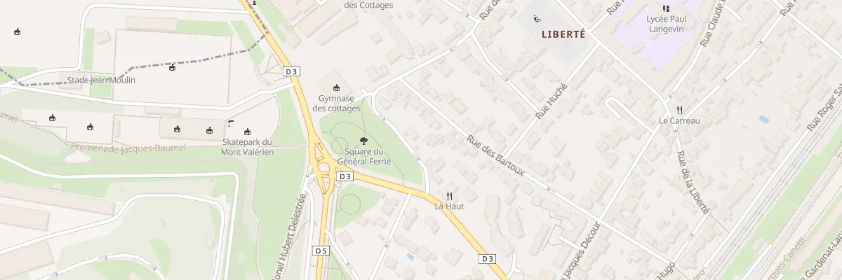 Plan du 12 Rue des Parigots à Suresnes