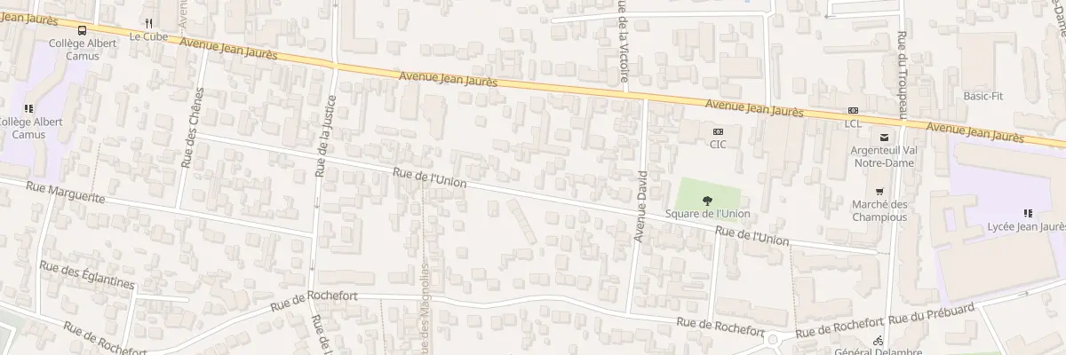 Plan du 36 Rue de l’Union à Argenteuil