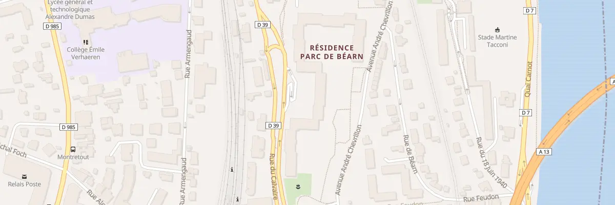 Plan du 9001 Parc Bearn à Saint-Cloud