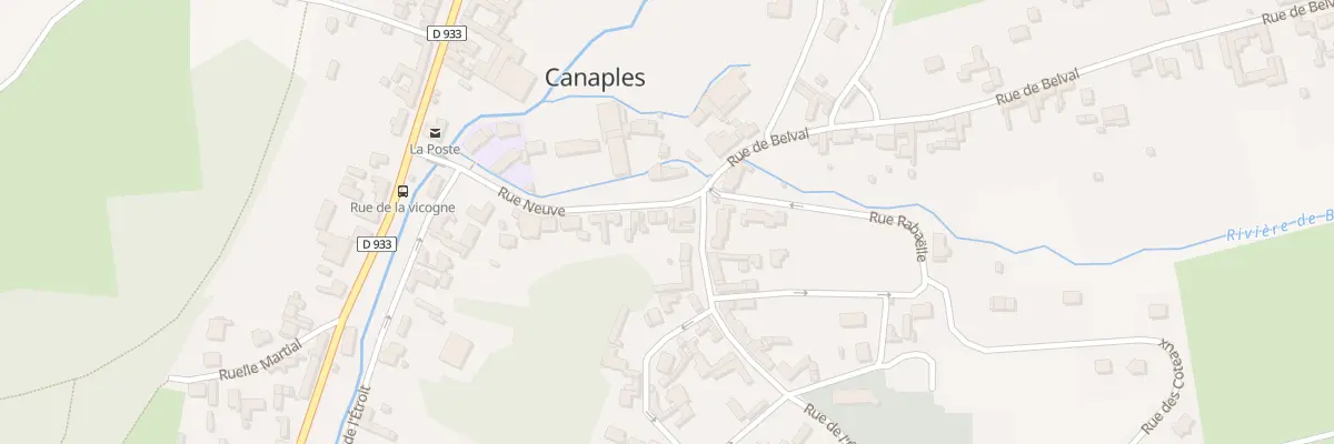 Plan du 182 Rue Neuve à Canaples