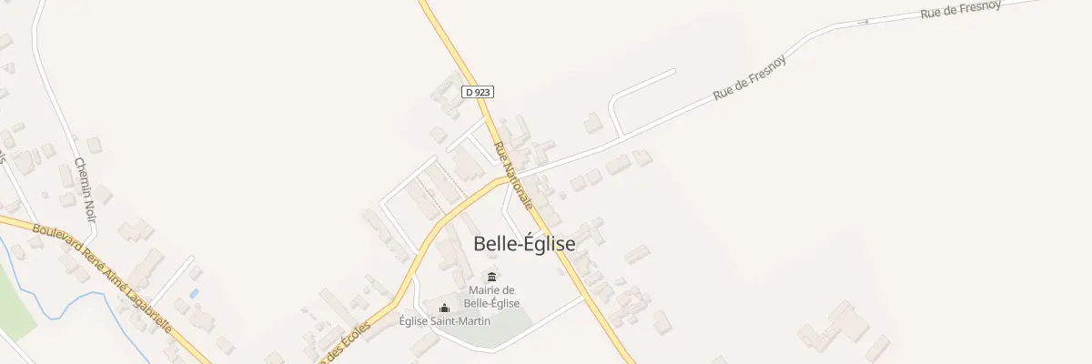 Plan du 6 Rue Nationale à Belle-Église