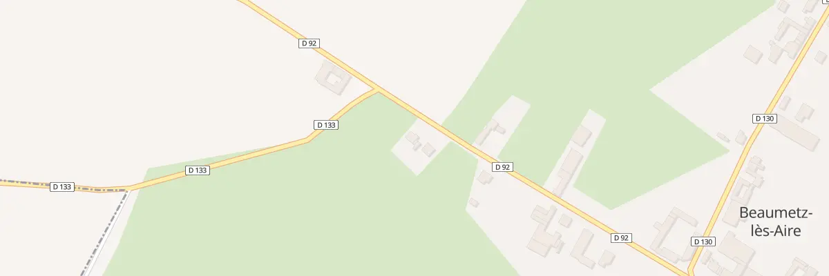 Plan du 45B Rte de Boulogne à Beaumetz-lès-Aire