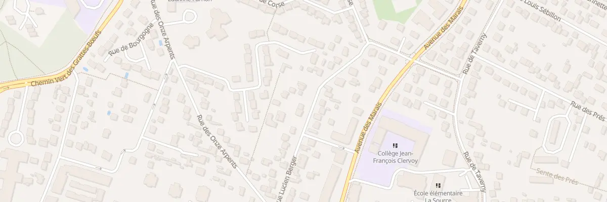 Plan du 25B Rue Lucien Berger à Franconville