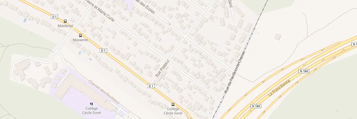 Plan du 41 Rue Pierre et Marie Curie à Mériel