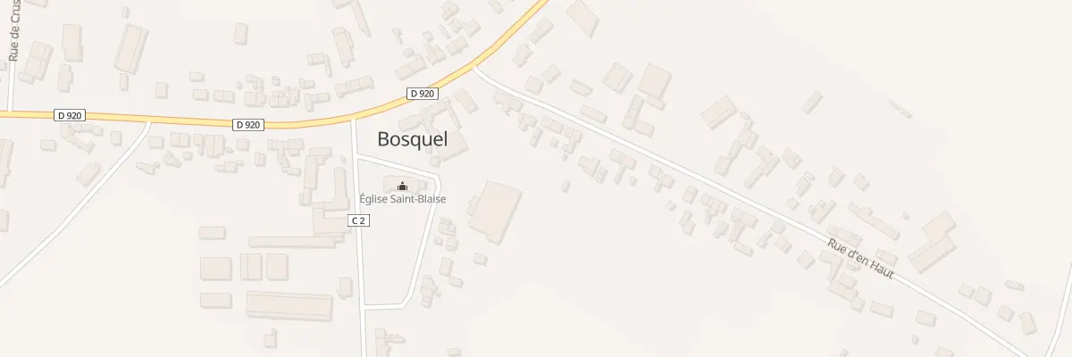 Plan du 10 Rue d’en Haut à Bosquel