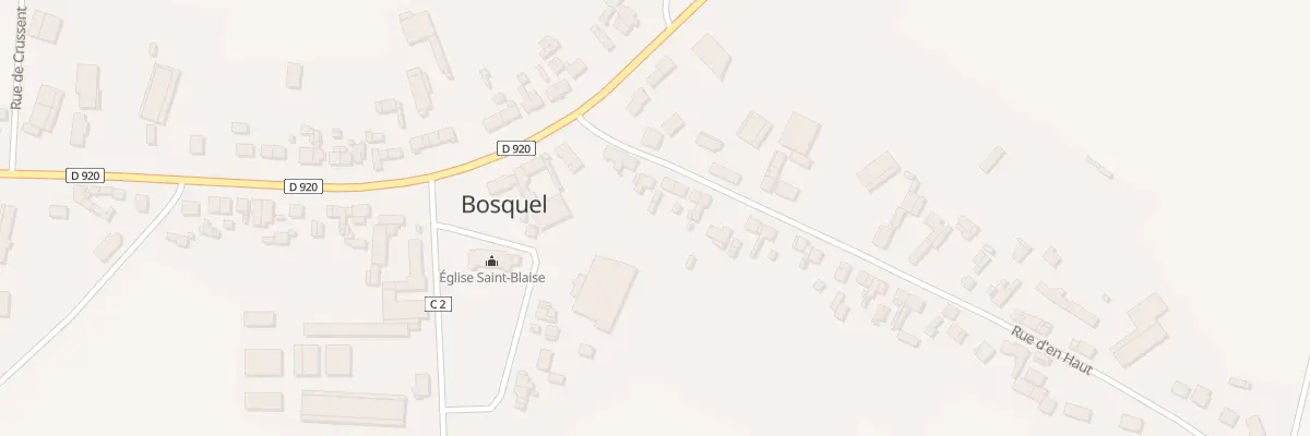 Plan du 8 Rue d’en Haut à Bosquel