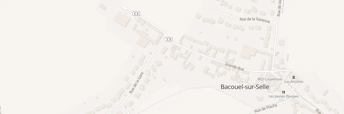 Plan du 29 Gr Grande Rue à Bacouel-sur-Selle