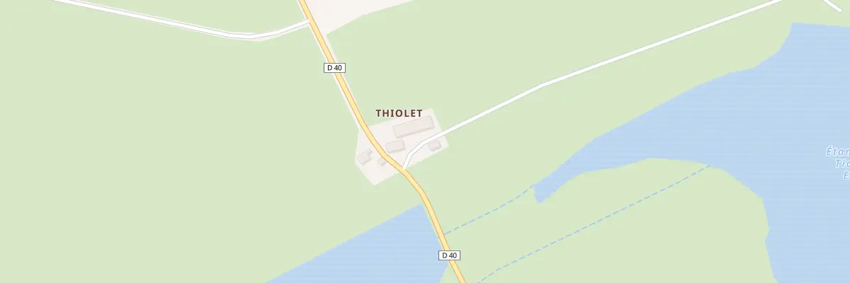 Plan du 1 Thiolet à La Celle-sous-Gouzon
