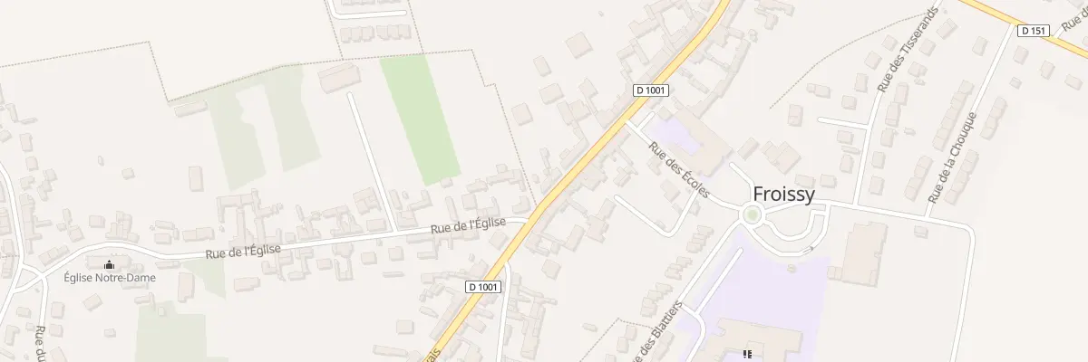 Plan du 36 Rue de Beauvais à Froissy