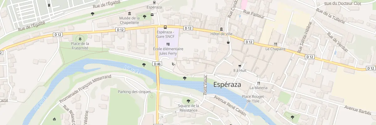 Plan du 467 Rue de la Chaussee à Espéraza