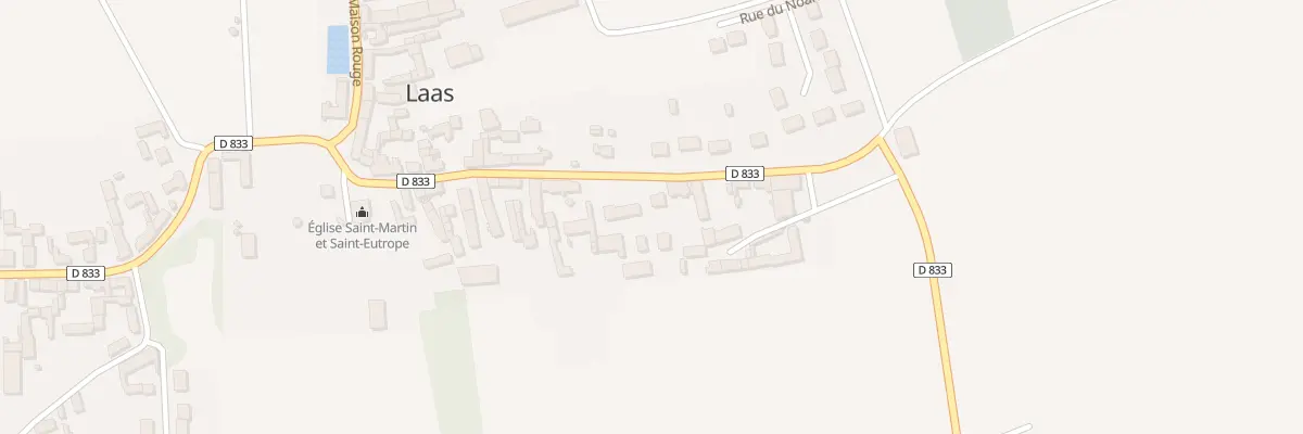 Plan du 24 Rue du Bourg à Laas