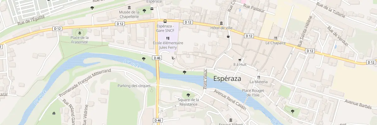 Plan du 11 Quai Jean Jaures à Espéraza