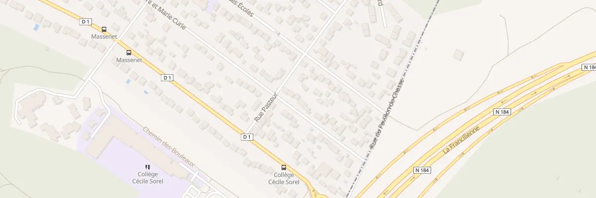 Plan du 43B Rue Pierre et Marie Curie à Mériel
