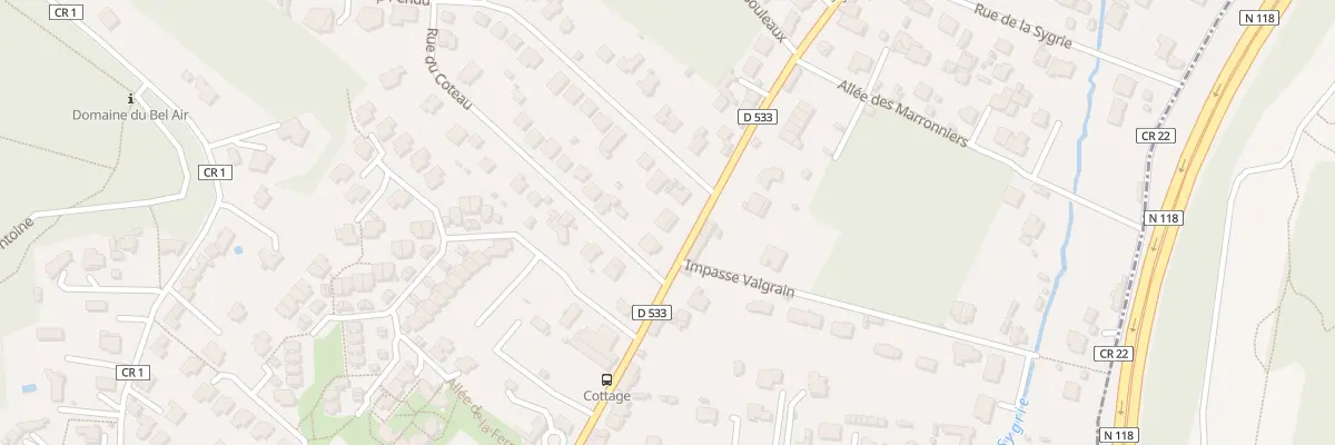 Plan du 65 Rue de Paris à Bièvres