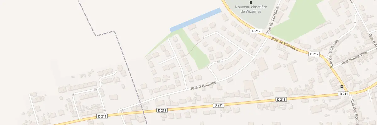 Plan du 9 Rue Jean Moulin à Wizernes
