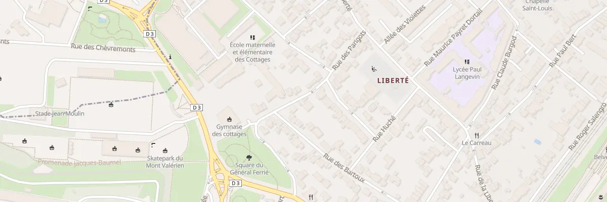 Plan du 26 Rue des Parigots à Suresnes