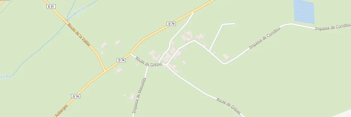 Plan du 24 Rue du Docteur Ferret à Dénat