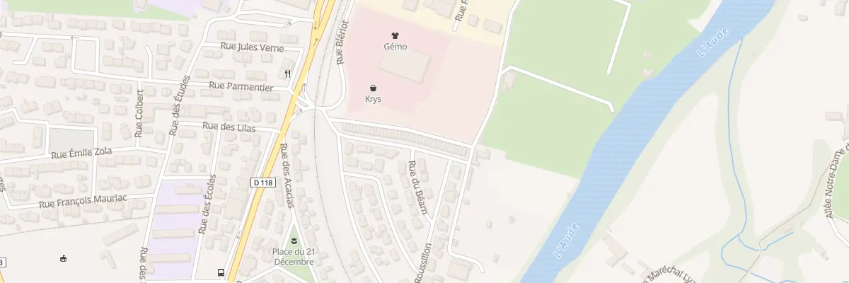 Plan du 26 Rue des Jardins à Limoux
