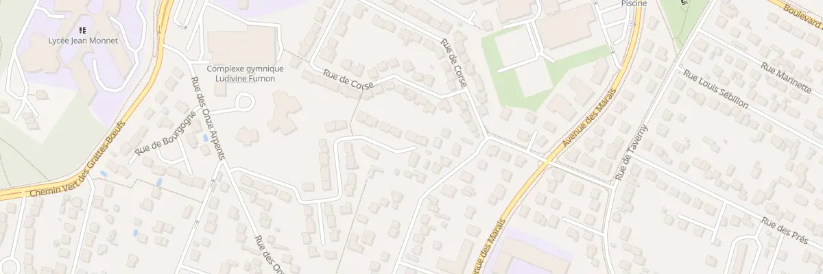 Plan du 23 Rue d’Alsace à Franconville