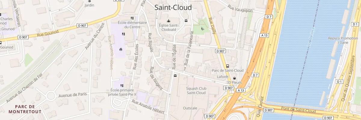 Plan du 10 Rue de l’Eglise à Saint-Cloud