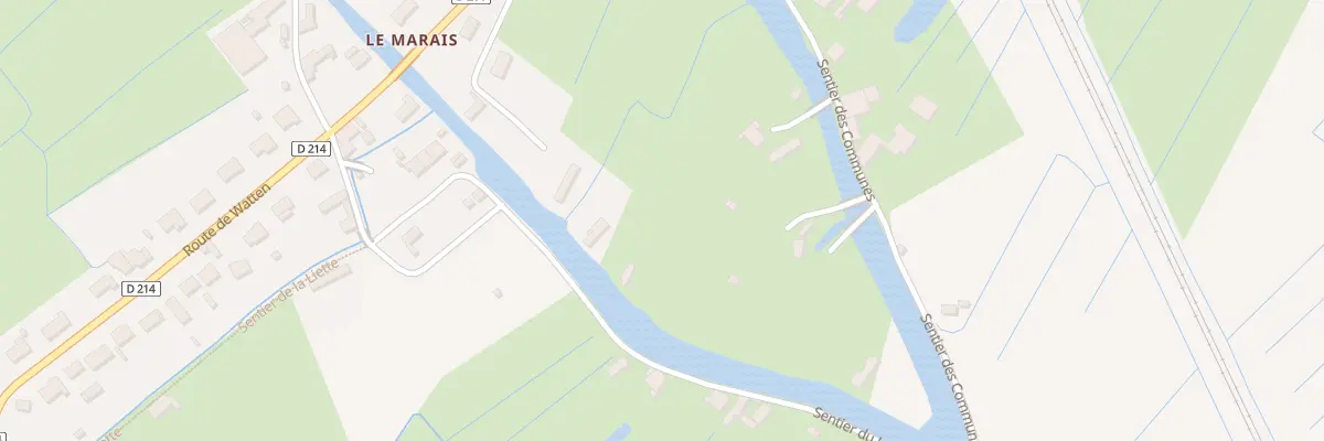 Plan du 5242 Sen du Lansberg à Serques