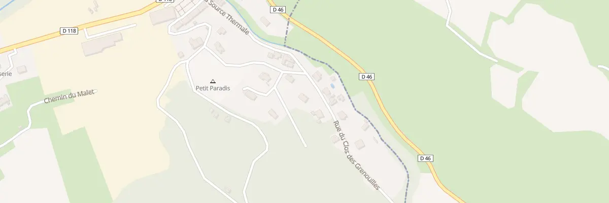 Plan du 16 Rue du Clos des Grenouilles à Campagne-sur-Aude