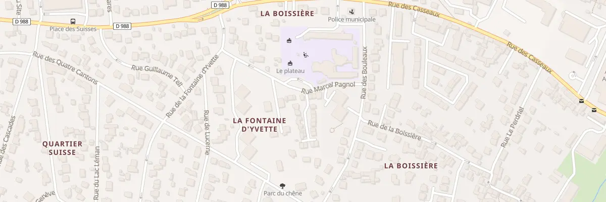 Plan du 16 Rue Marcel Pagnol à Villebon-sur-Yvette