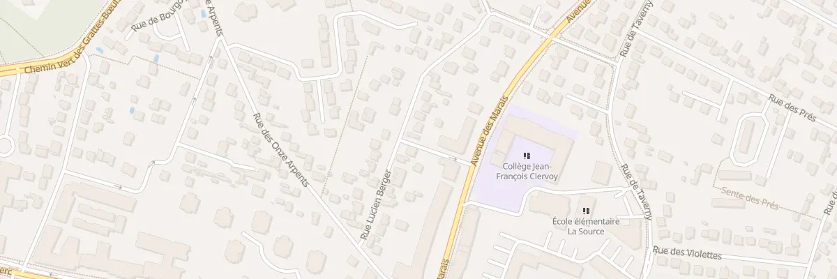 Plan du 20 Rue Lucien Berger à Franconville