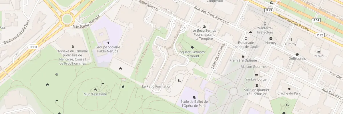 Plan du 41 Sq de la Brèche à Nanterre