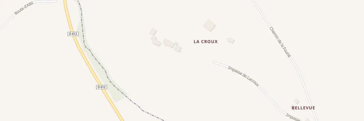 Plan du 5014A La Croux à Saint-Germier