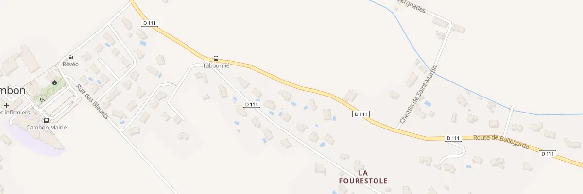 Plan du 79 Rte de Bellegarde à Cambon