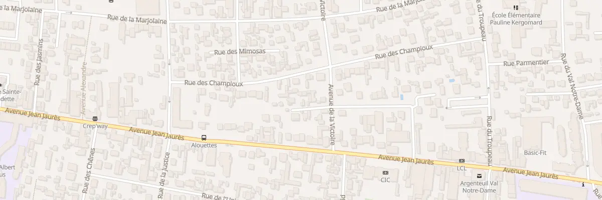 Plan du 46 Rue des Myosotis à Argenteuil