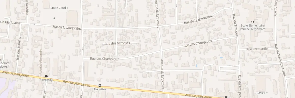 Plan du 40 Rue des Champioux à Argenteuil