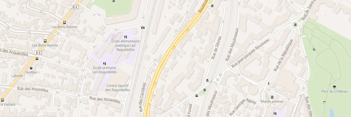 Plan du 107 Bd Henri Sellier à Suresnes