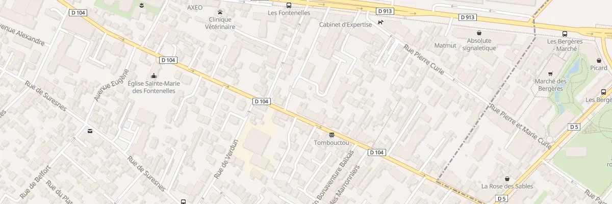 Plan du 83 Av Félix Faure à Nanterre