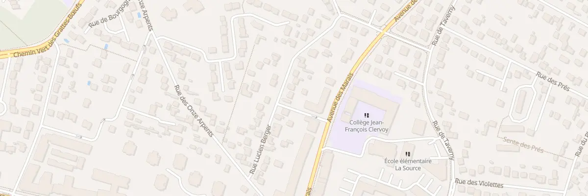 Plan du 22 Rue Lucien Berger à Franconville