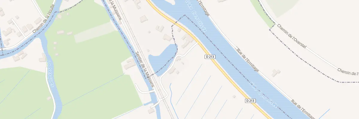 Plan du 6 Sen de la Muissens à Serques