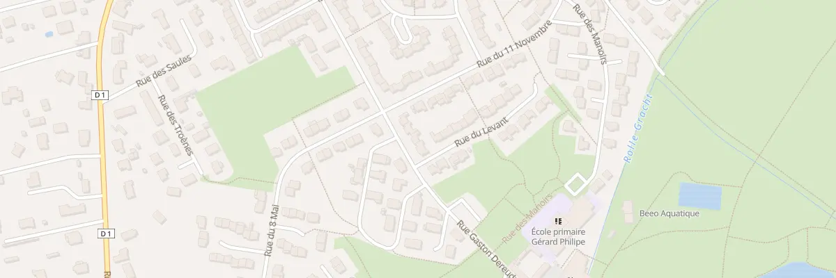 Plan du 415 Rue Gaston Dereudre à Loon-Plage